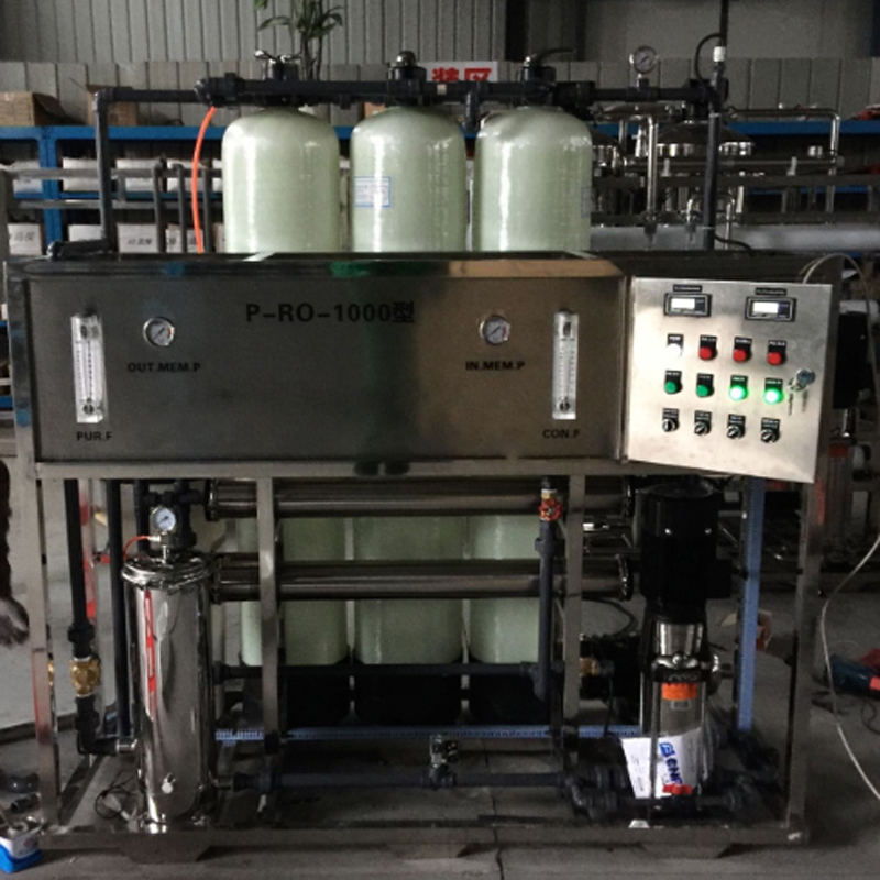 P-RO-1000-I RO Water Treatment Equipment Water Purification System Industrial Plant with FRP Tank